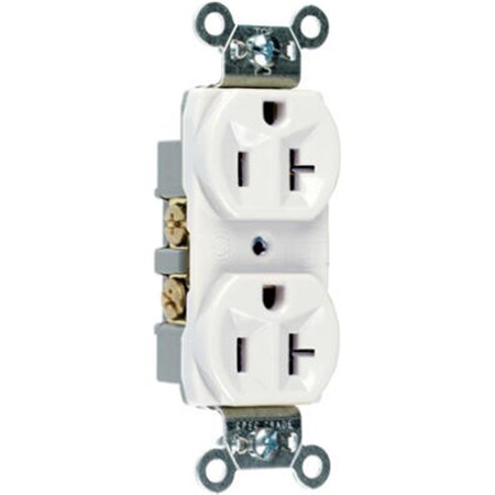 Nextgen CRB5362WCC12 Heavy Duty Duplex Outlet20AWhite NE586439